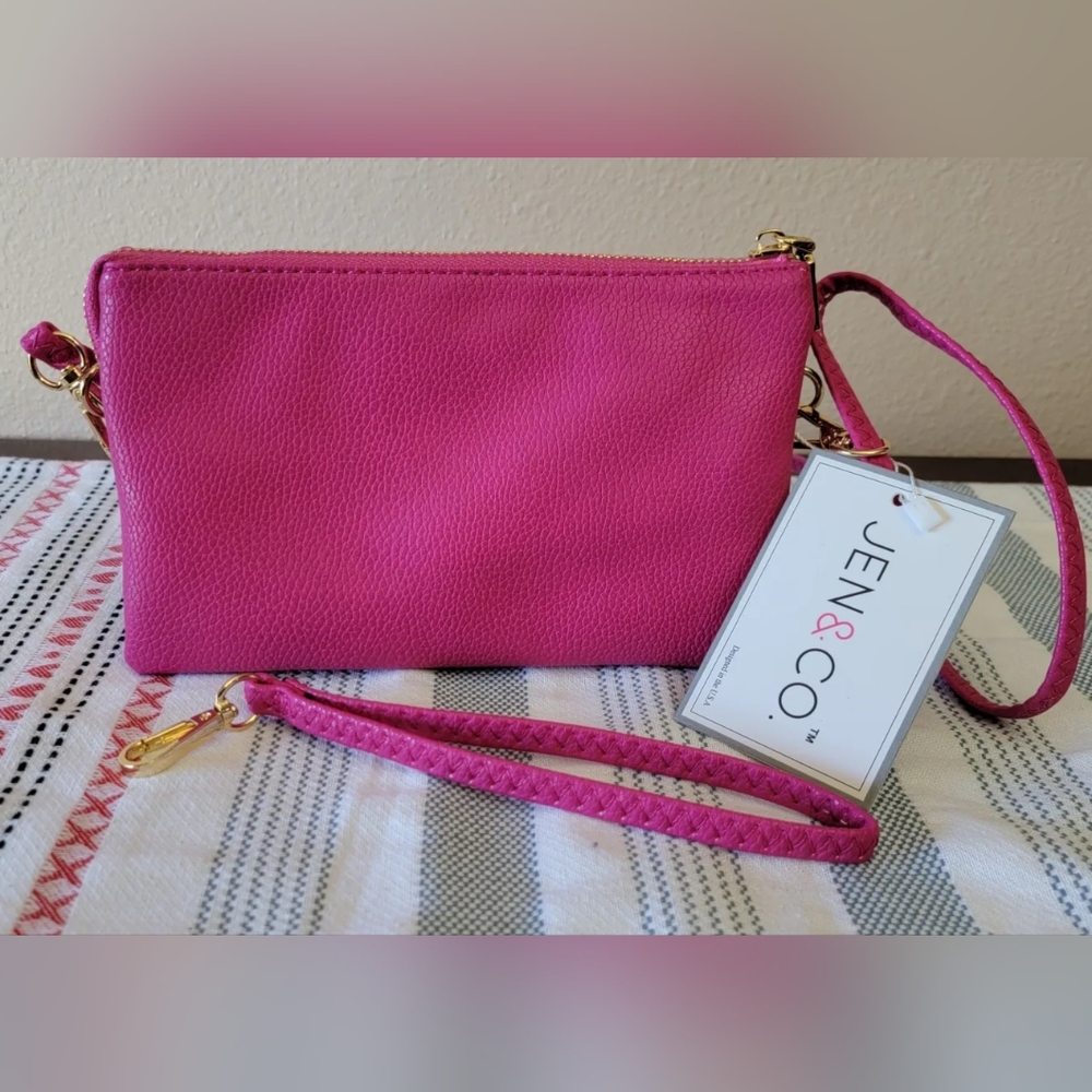 3 Compartment Crossbody/Wristlet
